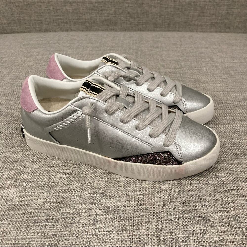 NEW Shu Shop Ruby Kids Sneakers in Silver Brand New in Box Size 3